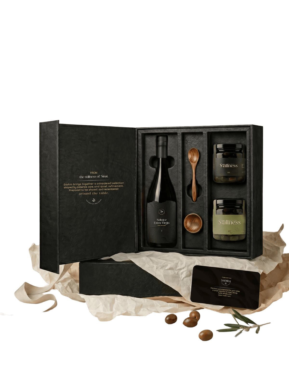 Artisan olive oil gift set